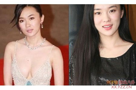 娱圈女星胸部大小伸缩似皮球